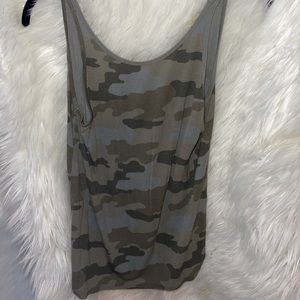 Ribbed, camo, super soft tank from American Eagle
